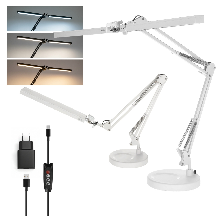 Brilagi - LED Himmennettävä pöytälamppu VARIO LED/15W/230V 3000-6000K valkoinen