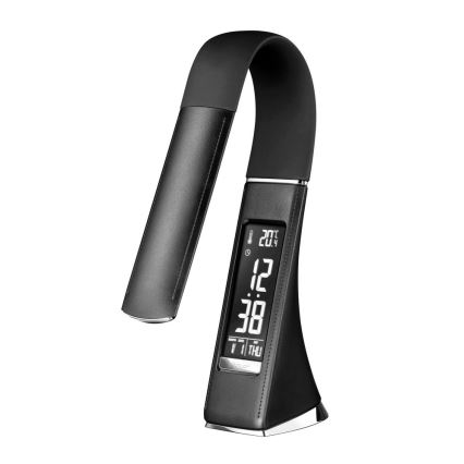 Brilagi - LED Himmennettävä pöytävalaisin näytöllä PELLE LED/7W/230V musta