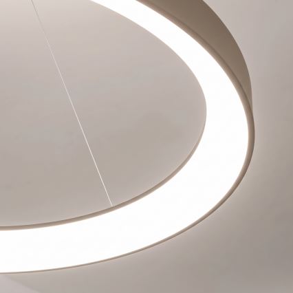 BRILAGI - LED Himennettävä riippuvalaisin vaijerilla FALCON II LED/108W/230V 3000-6500K Ø 80 cm beige + kaukosäädin