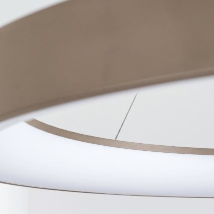 BRILAGI - LED Himennettävä riippuvalaisin vaijerilla FALCON II LED/108W/230V 3000-6500K Ø 80 cm beige + kaukosäädin