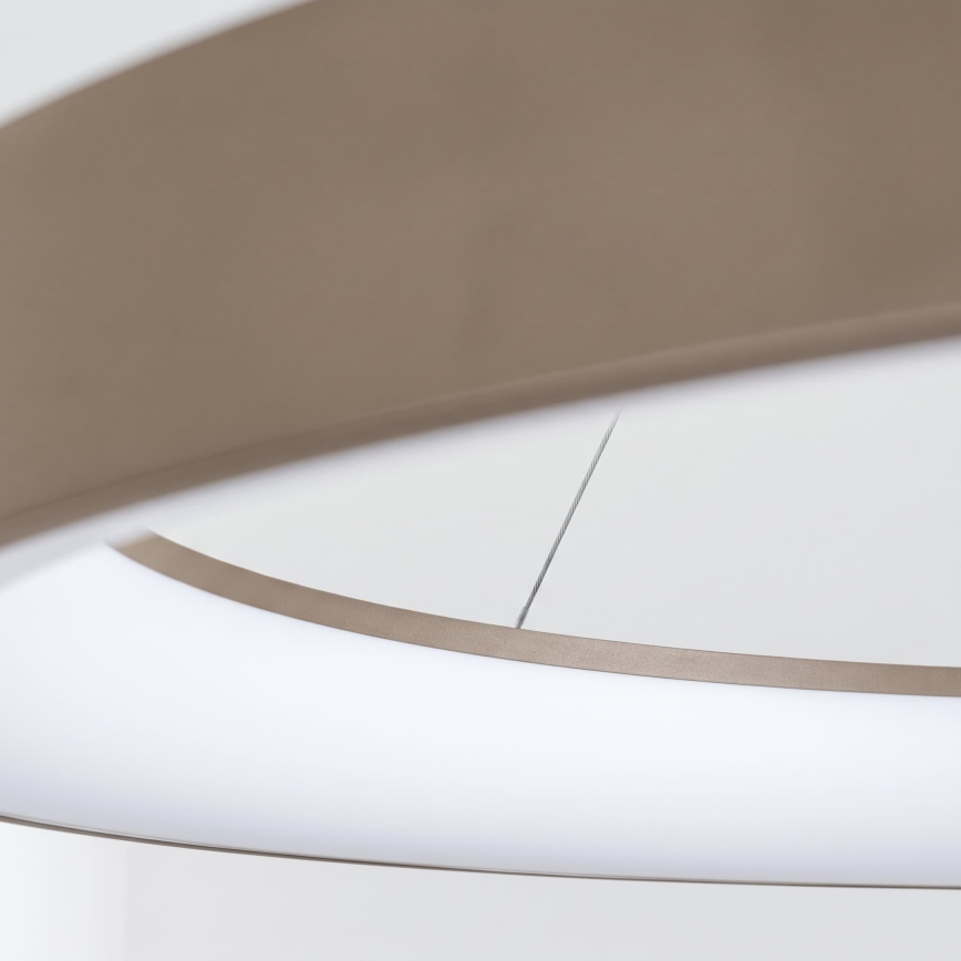 BRILAGI - LED Himennettävä riippuvalaisin vaijerilla FALCON II LED/108W/230V 3000-6500K Ø 80 cm beige + kaukosäädin