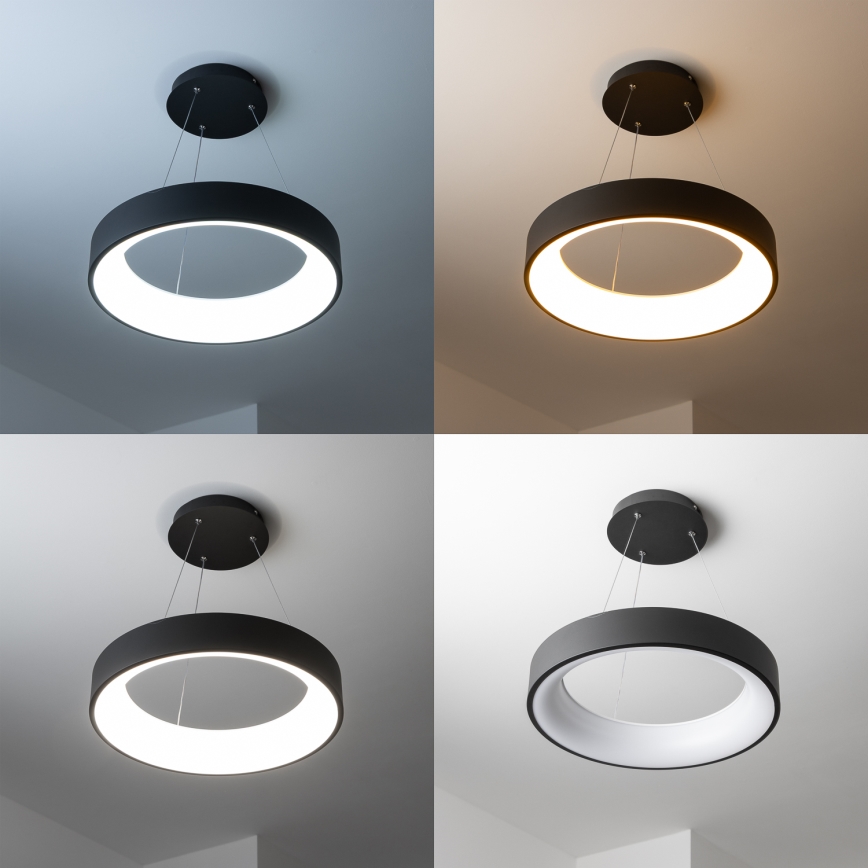 Brilagi - LED himmennettävä riippuvalaisin vaijerilla FALCON LED/80W/2300V 3000-6500K halkaisija 60 cm musta + kaukosäädin