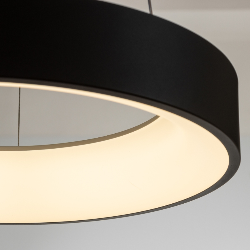 Brilagi - LED himmennettävä riippuvalaisin vaijerilla FALCON LED/80W/2300V 3000-6500K halkaisija 60 cm musta + kaukosäädin