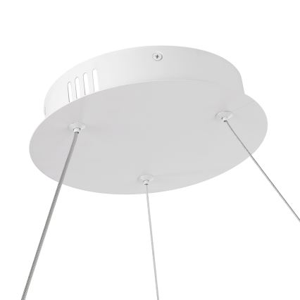 Brilagi - LED-himmennettävä riippuvalaisin vaijerilla TWISTER LED/105W/230V 3000-6000K halkaisija 100 cm valkoinen + kaukosäädin