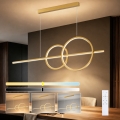 BRILAGI - LED-himmennettävä riippuvalaisin köydellä SIGNATURE LED/53W/230V 3000-6000K 120 cm kultainen + kaukosäädin