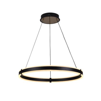 Brilagi - LED himmennettävä riippuvalaisin kaapelilla CIRCLE LED/85W/230V 3000-6500K halkaisija 60 cm musta/kulta + kaukosäädin