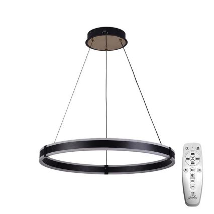 Brilagi - LED himmennettävä riippuvalaisin kaapelilla CIRCLE LED/85W/230V 3000-6500K halkaisija 60 cm musta/kulta + kaukosäädin