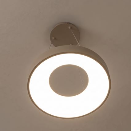 BRILAGI - LED himmennettävä riippuvalaisin vaijerilla FALCON II LED/67W/230V 3000-6500K halkaisija 40 cm beige + kaukosäädin