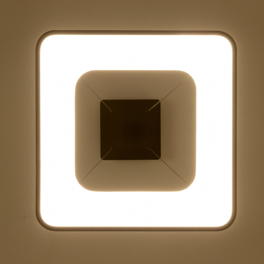 Brilagi - LED himmennettävä riippuvalaisin vaijerilla FALCON II LED/80W/230V 3000-6500K 40x40 cm musta + kaukosäädin