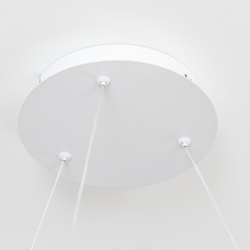 BRILAGI - himmennettävä LED-riippuvalaisin vaijerilla FALCON II LED/99W/230V 3000-6500K halkaisija 60 cm, valkoinen + kaukosäädin