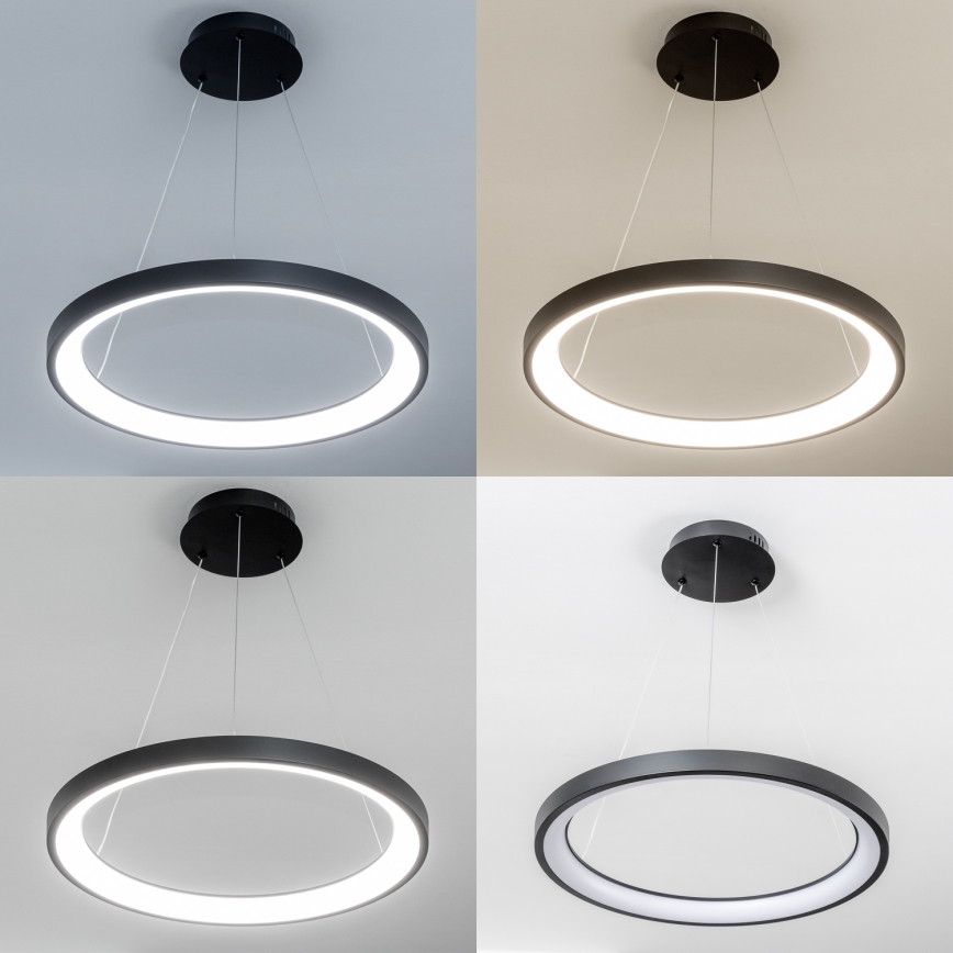 Brilagi - LED-himmennettävä vaijeririippuvalaisin FALCON SLIM LED/42W/230V 3000-6500K Ø50 cm musta + kaukosäädin