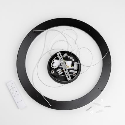 Brilagi - LED-himmennettävä vaijeririippuvalaisin FALCON SLIM LED/42W/230V 3000-6500K Ø50 cm musta + kaukosäädin