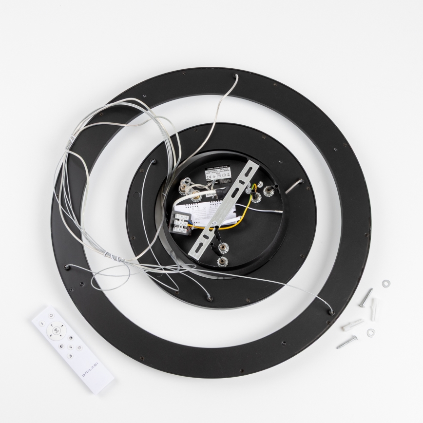 Brilagi - LED-himmennettävä riippuvalaisin kaapelilla FALCON SLIM LED/68W/230V 3000-6500K Ø 50 cm musta + kaukosäädin