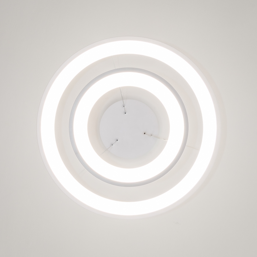 Brilagi - Himmennettävä LED-riippuvalaisin vaijerilla FALCON SLIM LED/68W/230V 3000-6500K halkaisija 50 cm valkoinen + kaukosäädin