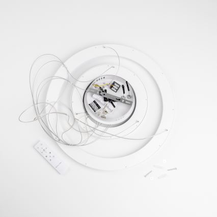 Brilagi - Himmennettävä LED-riippuvalaisin vaijerilla FALCON SLIM LED/68W/230V 3000-6500K halkaisija 50 cm valkoinen + kaukosäädin