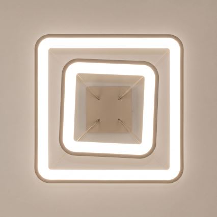 BRILAGI - LED himmennettävä riippuvalaisin kaapelilla FALCON SLIM LED/78W/230V 3000-6500K 50x50 cm beige + kaukosäädin