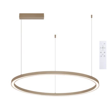 BRILAGI - himmennettävä LED-riippuvalaisin vaijerilla PORTOFINO LED/60W/230V 3000–6000K halkaisija 80 cm beige + kaukosäädin
