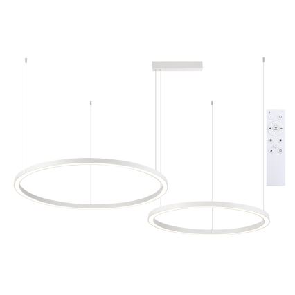 Brilagi - LED-himennettävä riippuvalaisin vaijerilla PORTOFINO LED/98W/230V 3000-6000K valkoinen + kaukosäädin