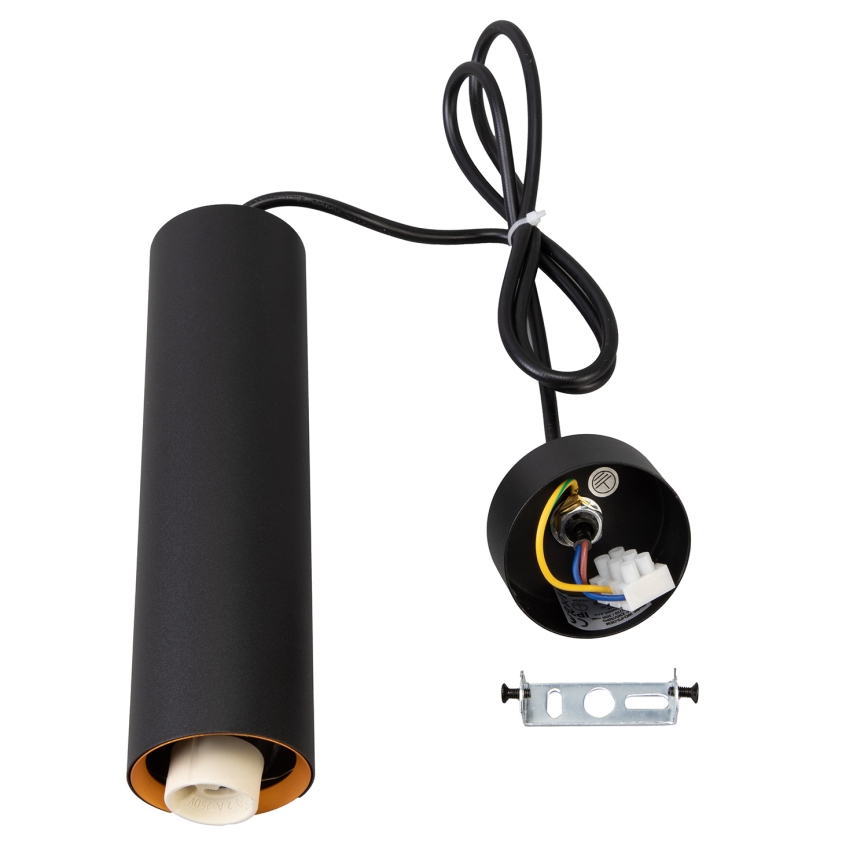 Brilagi - LED RGBW himmennettävä riippuvalaisin vaijerilla SELE 1xGU10/6W/230V 3000K musta/kulta + kaukosäädin