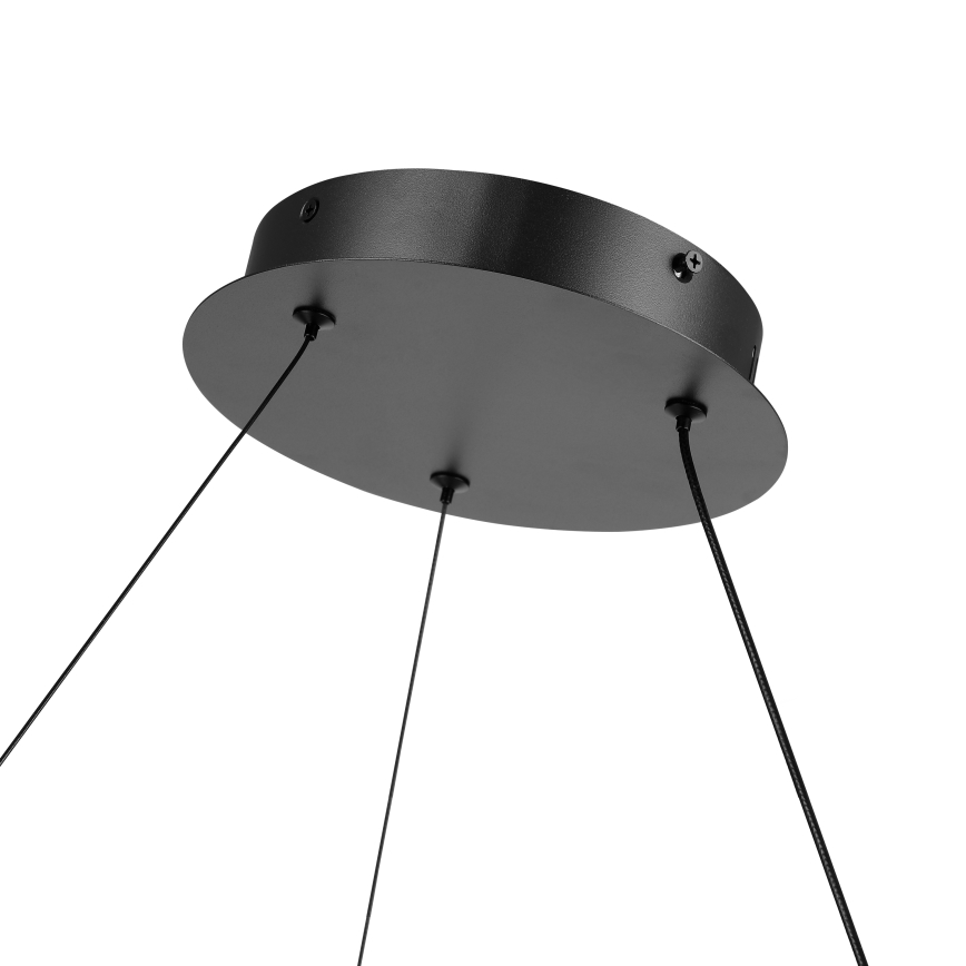 Brilagi - TWISTER himmennettävä LED-riippuvalaisin vaijerilla LED/48W/230V 3000-6000K Ø 50 cm musta + kaukosäädin