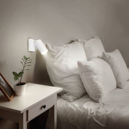 Brilagi - LED RGBW himmennettävä seinäspotti SELE 1xGU10/6,5W/230V 2700-6500K valkoinen