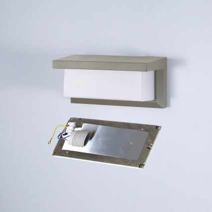 Brilagi - LED-himmennettävä ulkoseinävalaisin BRICKY 1xE27/6W/230V 2700-6500K IP54 harmaa