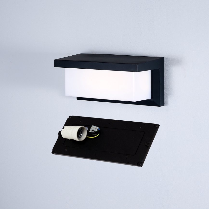 Brilagi - LED-himmennettävä ulkoseinävalaisin BRICKY 1xE27/6W/230V 2700-6500K IP54 musta