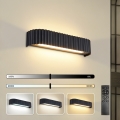 BRILAGI - LED himmennettävä seinävalaisin FALCON MODERN LED/14W/230V 3000-6000K 40 cm musta + kaukosäädin