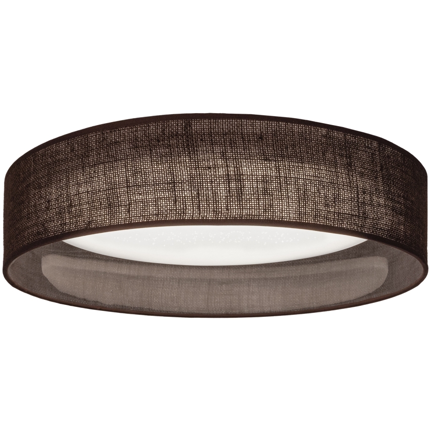 Brilagi - VELVET SMARTIX STARS himmennettävä LED-kattovalaisin LED/24W/230V 3000–6000K Ø 45 cm ruskea Wi‑Fi Tuya Beacon + kaukosäädin