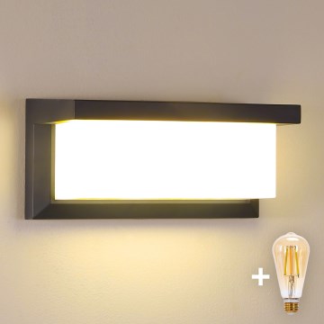 Brilagi - LED-himmennettävä ulkoseinävalaisin BRICKY 1xE27/6W/230V 2700-6500K IP54 antrasiitti