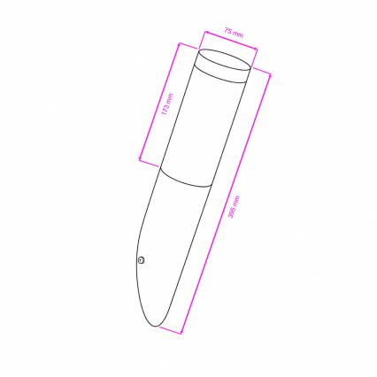 BRILAGI - LED-himmennettävä ulkoseinävalaisin ELIA 1xE27/6W/230V 2700-6500K IP44 mattakromi