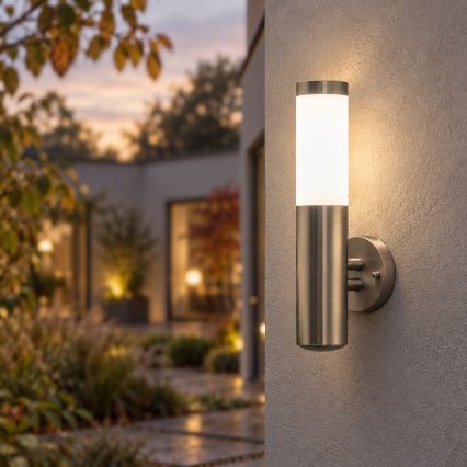 BRILAGI - LED-himmennettävä ulkoseinälamppu ELIA 1xE27/6W/230V 2700-6500K IP44 Wi-Fi mattakromi