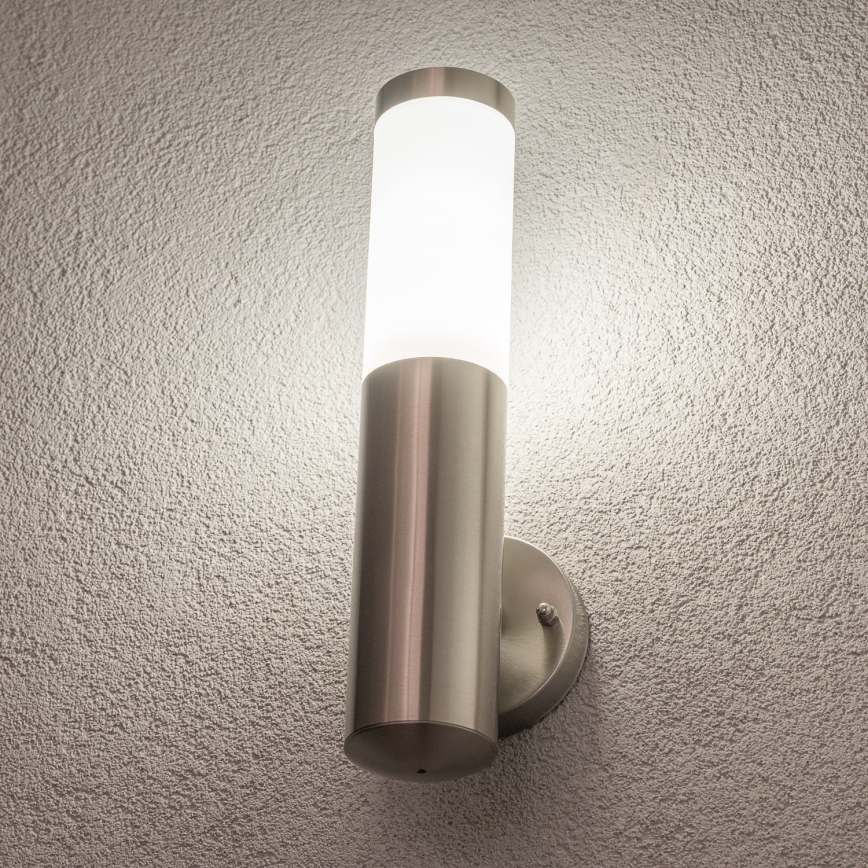 BRILAGI - LED-himmennettävä ulkoseinälamppu ELIA 1xE27/6W/230V 2700-6500K IP44 Wi-Fi mattakromi