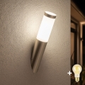 BRILAGI - LED-himmennettävä ulkoseinävalaisin ELIA 1xE27/6W/230V 2700-6500K IP44 mattakromi