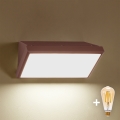 Brilagi - LED-himmennettävä ulkoseinävalaisin TRIANGLE 1xE27/6W/230V 2700-6500K IP65 ruskea