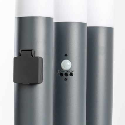 BRILAGI - LED-himennettävä ulkovalaisin ELIA 1xE27/6W/230V 2700-6500K IP44 Wi-Fi 100 cm antrasiitti