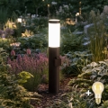 BRILAGI - LED himmennettävä ulkovalaisin pistorasialla ELIA 1xE27/6W/230V 2700-6500K IP44 Wi-Fi 50 cm antrasiitti