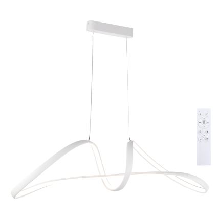 Brilagi - LED himmennettävä riippuvalaisin vaijerilla TWISTER LED/60W/230V 3000-6000K valkoinen + kaukosäädin