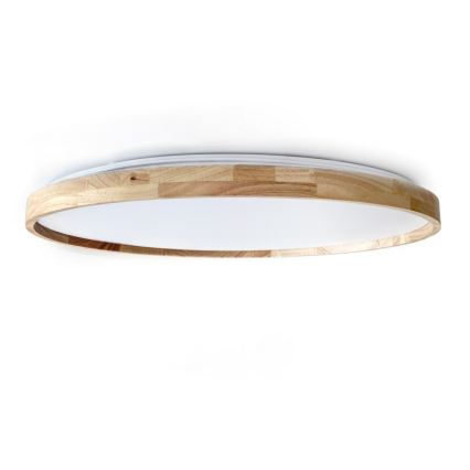 Brilagi - LED himmennettävä kattovalaisin ALSON LED/72W/230V 3000-6500K tammi, halkaisija 78 cm + kaukosäädin