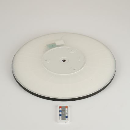 Brilagi - himmennettävä LED-valaisin liiketunnistimella ja hämäräkytkimellä ULTRA OHUT LED/24W/230V halkaisija 42 cm + kaukosäädin