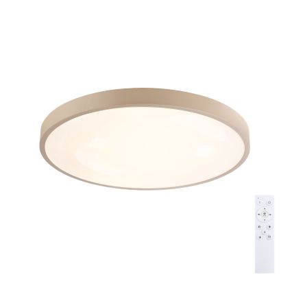 Brilagi - himennettävä LED-kattovalaisin GLASS POOL DOUBLE LED/60W/230V 3000-6000K 50 cm beige + kaukosäädin