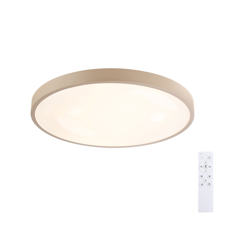 Brilagi - himennettävä LED-kattovalaisin GLASS POOL DOUBLE LED/60W/230V 3000-6000K 50 cm beige + kaukosäädin