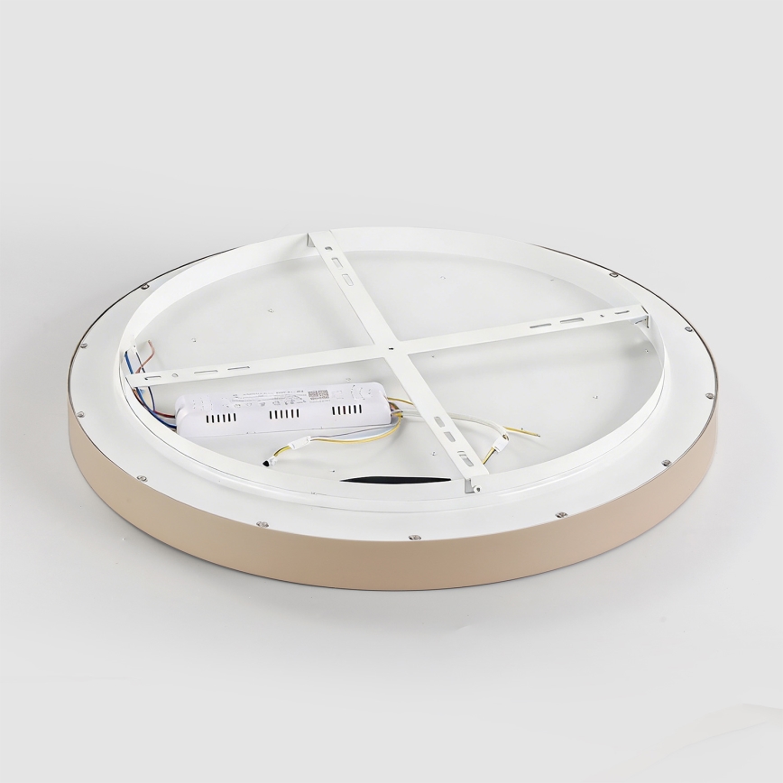 Brilagi - himennettävä LED-kattovalaisin GLASS POOL DOUBLE LED/60W/230V 3000-6000K 50 cm beige + kaukosäädin