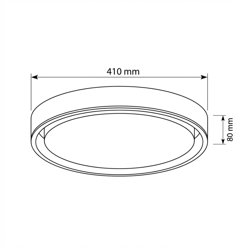 Brilagi - LED-himmennettävä kattovalaisin MATTEO LED/48W/230V 3000-6500K Ø 41 cm taupe + kaukosäädin