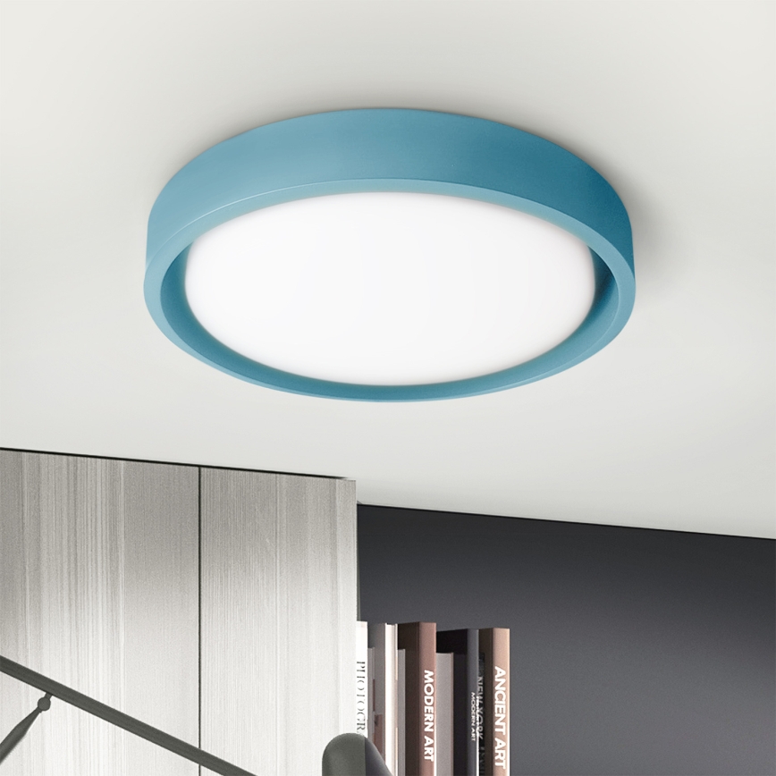 Brilagi - LED-himmennettävä kattovalaisin MATTEO LED/48W/230V 3000–6500K Ø 41 cm turkoosi + kaukosäädin
