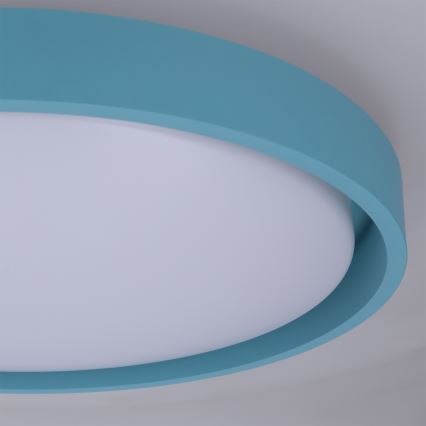 Brilagi - LED-himmennettävä kattovalaisin MATTEO LED/48W/230V 3000–6500K Ø 41 cm turkoosi + kaukosäädin