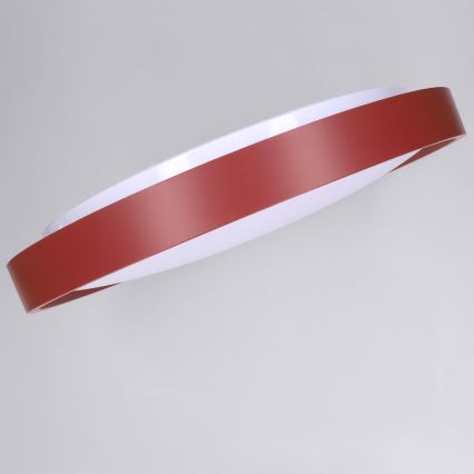 Brilagi - himmennettävä LED-kattovalaisin MATTEO 48W/230V 3000–6500K Ø 41 cm, punainen + kaukosäädin