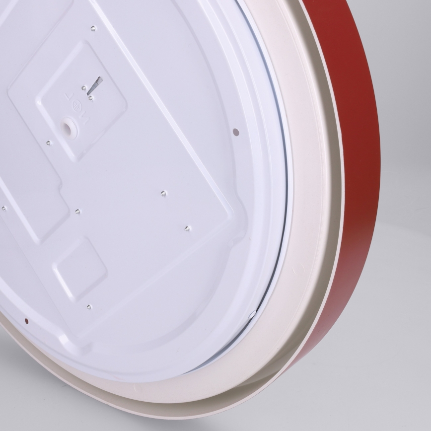 Brilagi - himmennettävä LED-kattovalaisin MATTEO 48W/230V 3000–6500K Ø 41 cm, punainen + kaukosäädin