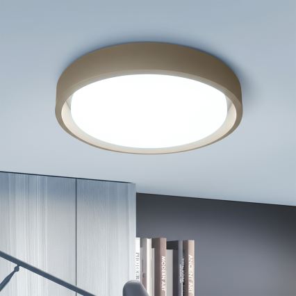 Brilagi - himmennettävä LED-kattovalaisin MATTEO LED/60W/230V 3000–6500K Ø 51,5 cm taupe + kaukosäädin