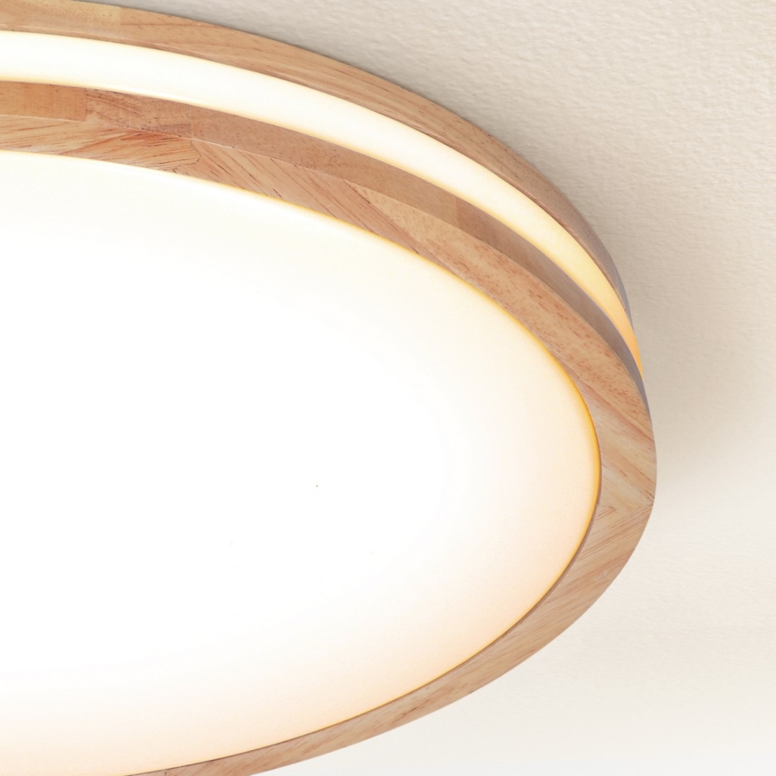 Brilagi - Himmennettävä LED-kattovalaisin MOLINA LED/72W/230V 3000-6500K tammi, halkaisija 78 cm + kaukosäädin